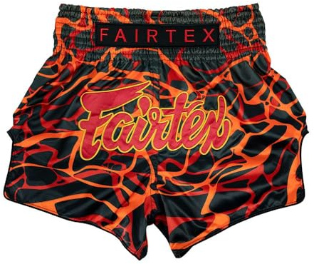 Fairtex Men's Boxer Shorts Training Martial Arts, Magma Red