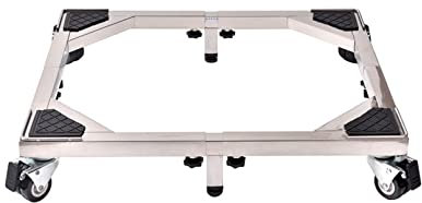 Universal Appliance Wheels Washing Machine Stand Base | Adjustable Fridge Freezer Trolley | Movable Base Bracket for Dryers | Extendable Length 58.5-93cm