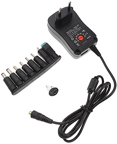 DOITOOL Adaptador Multivoltaje Regulado Enchufe Interruptor UE Fuente De Alimentación para Smartphones y Tablets
