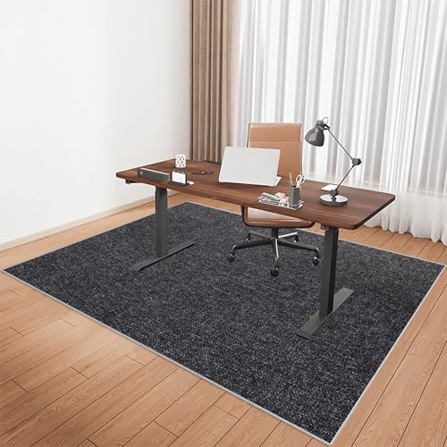 Bodenschutzmatte Bürostuhl Teppich Unterlage, Stuhlmatte für Hartböden, Kratzfeste Bürostuhl Unterlage für Büro und Zuhause, Schreibtischstuhl Unterlage für Laminat, Gamer Teppich 140 x 180 cm