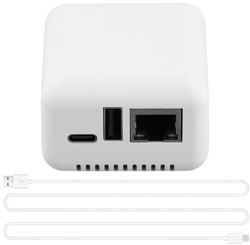 Booso P330 Mini Print Server Connessione Via USB 2.0 Stampa Facile, Mini NP330 Cloud Printing Print Server