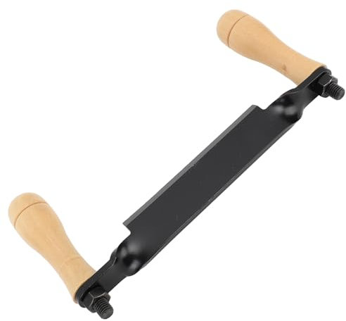 Draw Shave Tool, Ergonomic Draw Knife, Comfortable Grip Draw Shave Knife for Woodworking (Straight Type)