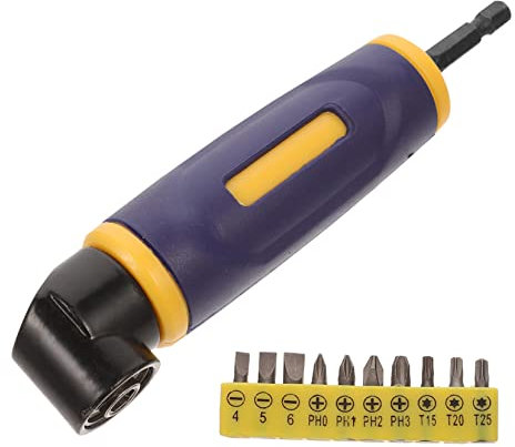 UKCOCO Rechtwinklig Bohrer Adapter Winkeladapter Für Bohrmaschinen Mit Bits Zum Austausch Für Schraubendreher-bitwechsel