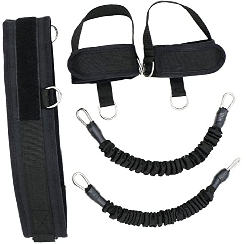 JUMPLAWN Entrenador De Rebote Profesional Bandas Tubulares De Resistencia para Tobillos Equipo De Fitness para Entrenamiento De Tobillos y Piernas