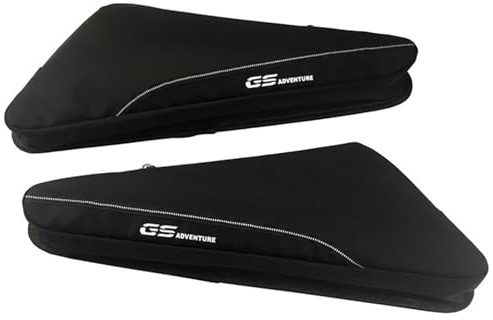 LYBH Motorrad-Sturzbügeltaschen Für R 1200 R1200 GS LC ADV R1250GS R 1200 RS R1250RS, wasserdichte Rahmen-Werkzeugtasche Sturzbügeltaschen(SCHWARZ 2)