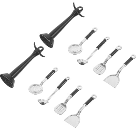 WOONEKY 2 Set Di Mini Utensili Da Cucina Mini Pentole Utensili Da Cucina In Miniatura
