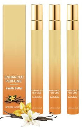 Vanille Parfüm Damen, Eau de Parfum die rund der Blüten Vanille tropischen, Langanhaltend Parfüm für Haare & Körper, Eleganter Eau de Parfum mit Intensivem Süßmandel und Blumig Duft (10ml, 3)