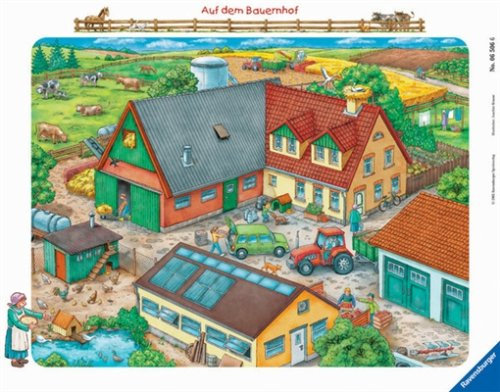 Ravensburger 06506 - Wieso? Weshalb? Warum?: Auf dem Bauernhof, 26 Teile Rahmenpuzzle