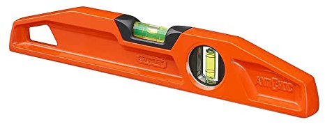 STANLEY 1-42-312 Niveau Trapézoïdal mlh 40 cm - Gamme FATMAX - Fabriqué en France - Grande Fiole Incassable - Structure en Aluminium - Niveau Réversible - 40 cm - Haute Précision - Qualité Pro