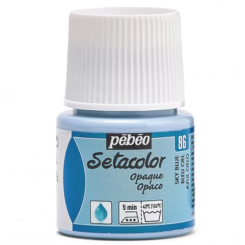 Pébéo Setacolor - Pintura para Tejidos (45 mm), Color Azul
