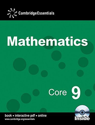 Cambridge Essentials Mathematics Core 9 Pupil's Book with CD-ROM by Julie Bolter (2009-11-05)