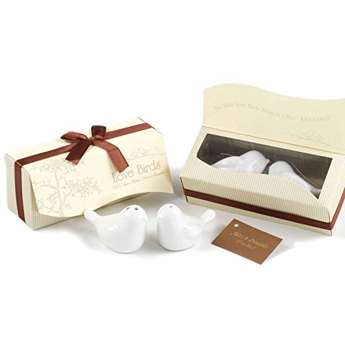 Set 2 piezas Salero y pimentero Pájaros de cerámica. Salero Pimentero Porcelana