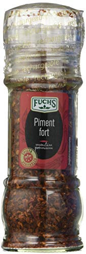 FUCHS Épices Véritables Piment Fort Flocons Moulin Premium 45 g