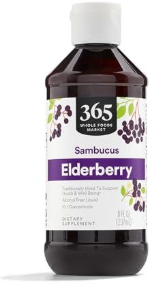 365 by Whole Foods Market Elderberry Syrup, 8 FZ