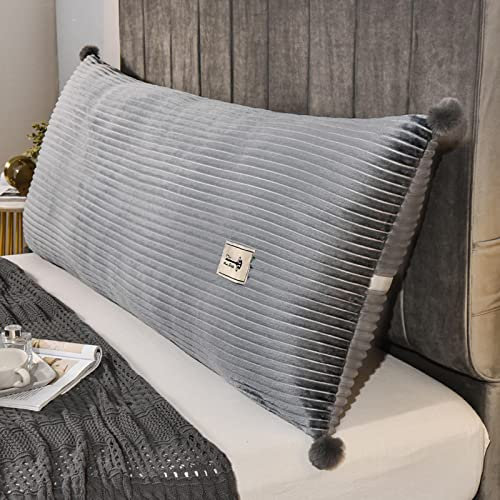 GUOGUODA Rückenkissen,Bett-Rückenstütze Keilform,Rückenstützkissen,für Bett Sofa,Bezug waschbar，Baumwolle Perfekt als Lesekissen,Wandkissen,Rückenlehne