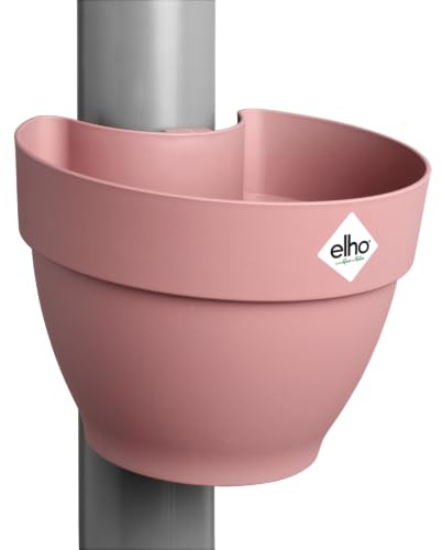 elho Vibia Campana fallrohrpflanzgefäss 22cm Blumentopf - Puderrosa | L 19.1 x B 21.6 x H 16.3 cm | Für den Außenbereich geeignet