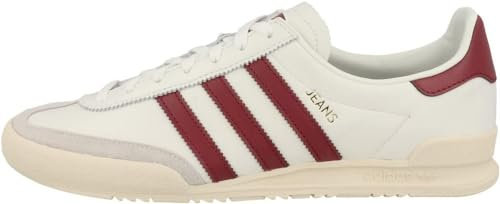 ADIDAS Herren Jeans Sneaker, Chalk White Sand Strata Collegiate Burgundy, 46 EU