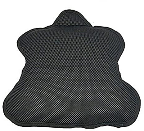 Tissting Coussin de Siège de Moto, Housse de Siège de Moto Respirante Absorbant Les Chocs en Gel pour Selles Cruiser Touring, Absorption des Chocs (37 x 31 cm/14,6 x 12,2 Pouces)