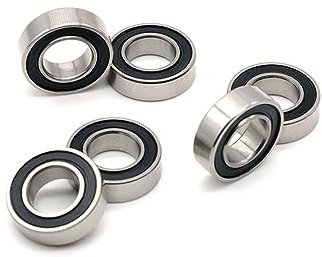 6204-2RS Kugellager 20x47x14 mm 1 Stück doppelte Gummidichtung ABEC-7 vorgeschmierte Kugellager 6204RS