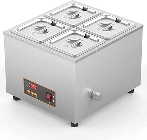 ZYJIX Temperatrice Elettrica per Cioccolato - Controllo Digitale della Temperatura, Scaldavivande in Acciaio Inossidabile per Cioccolato/Latte/Panna