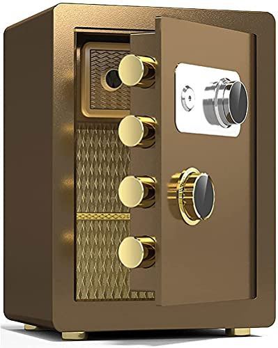 Safe Cajas Fuertes para Documentos a Prueba de Agua a Prueba de Fuego para el hogar Caja de Almacenamiento de Acero Impermeable y contra Incendios con Compartimento para código Secreto, Impermeable y