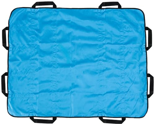 Patiententransferbrett mit 8 Griffen 100×120cm transferboard für Patientenlifter Wasserdichtes Oxford-Tuch Betttransfer Geeignet zum Drehen Heben Umsetzen Umlagern von Patienten