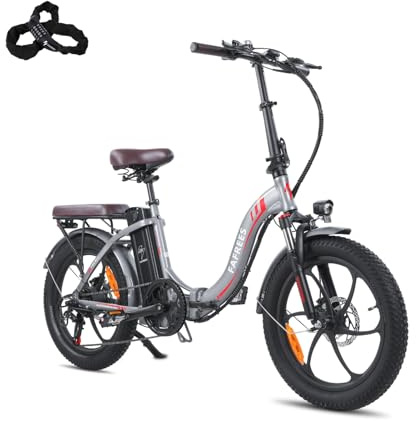 Fafrees F20 PRO E-Bike Klapprad Elektrofahrrad 20 Zoll Fatbike, 250W Motor 36V 20AH Akku, 20 * 3,0 Zoll Mountainbike Elektrofahrrad 40 Nm