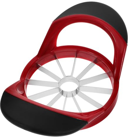 MUCKLILY Coupe-Pomme En Acier Inoxydable 12 Lames Vide-Pomme Et Trancheur De Fruits Pour Pommes Poires Et Pamplemousses Poignée Givrée Ustensile De Cuisine Pour Usage Domestique