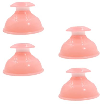 Cabilock Ventouses de Beauté Peau Couleur Aléatoire en Silicone pour Massage du Dos Jambes Set de 4 Outil de Massage Portable Promoteur de Santé pour Usage à Domicile