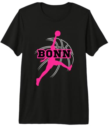 Bonn Basket Ball Fan Support Rheinland Stadion pink Premium T-Shirt