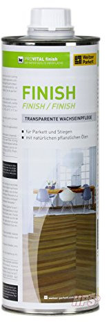 HPS® Weitzer Parkett PROVITAL Finish - Weitzer Parkett - Pflege für geöltes Parkett - Imprägniert Längs und Stirnkanten- inkl. Reinigungspad