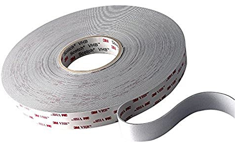 3M VHB Klebebänder, 4959 F, 19 mm x 16,5 m, 3,0 mm, Weiß, Schutzabdeckung: Folie (4-er Pack)