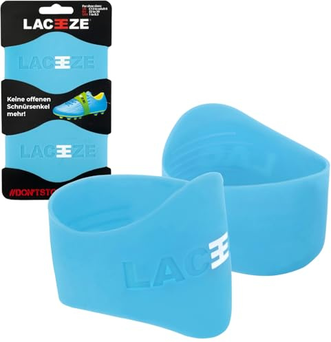LACEEZE, lace Band, Football Boot Lace Cover, Blue