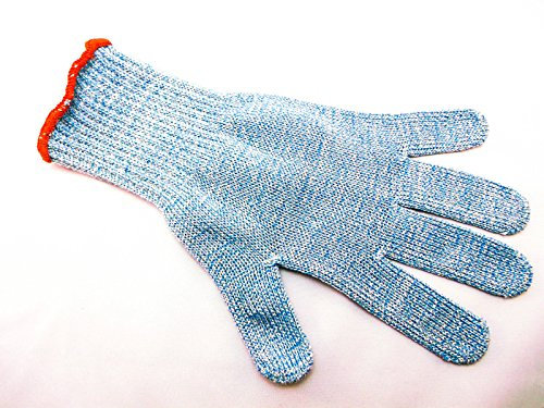 Gr 7 (Klein) Filetierhandschuh Filitierhandschuh Handschuh Schnittschutzhandschuh Schnittschutzhandschuhe Schnittschutz handschuh Stechschutz Stechschutzhandschuh Strickgewebe aus Kunststofffaser mit Draht fadeneinlage Metzger Metzgerei