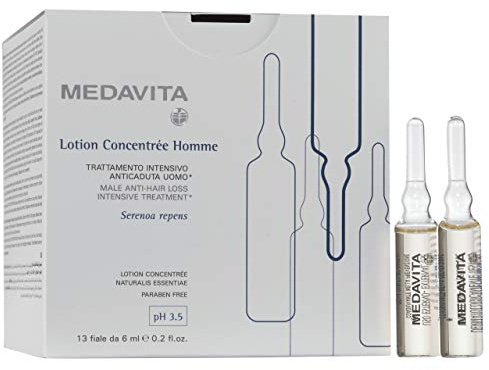 Medavita - Lotion Concentrée Homme - Tratamiento Intensivo Para Hombres Anticaída De Cabello pH 3.5-13 x 6ml