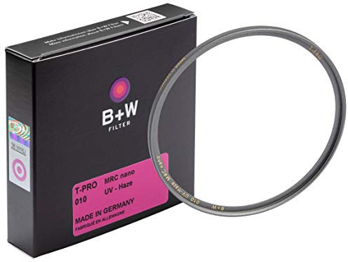 B+W 010 UV-Haze- und Schutz-Filter T-Pro, Titan-Finish, MRC Nano, 16x vergütet, super Slim, Premium) 1097758 77