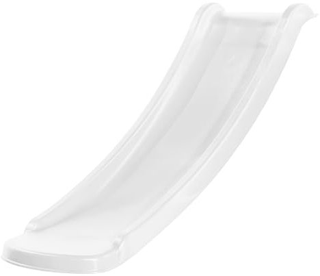 AXI Sky120 Rutsche Weiß - 118 cm | Anbau Element für Kinder Spielturm/Spielhaus/Stelzenhaus | Anbaurutsche für Podesthöhe 60 cm