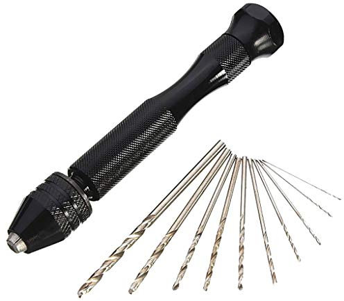 Kleiner Bohrer, Legierung, Handbohrer, 10 Stück, Schnellspannbohrfutter, Drehbohrfutter, multifunktional