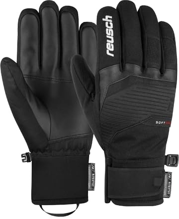 Reusch Skihandschuhe Herren & Damen | sehr warm, wasserdicht & atmungsaktiv | Winterhandschuhe mit Klettverschluss & Softshell, für Ski, Outdoor & Freizeit, Größe 6,5-11, Venom R-TEX XT