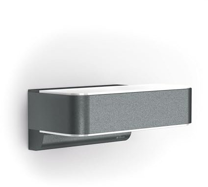 Steinel Outdoor Light L 810 C Anthracite, LED Up/Downlight, Without Sensor, 9.8 W, Wall Light, Can Be Networked via Bluetooth App