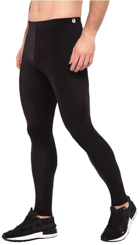 Kapow Meggings Leggings da uomo originali, Nucleo nero., S