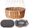 Pulp + KLICKfix Hundekorb Doggy Basket für alle Gepäckträger geeignet - inkl. Kissen und Regenhaube