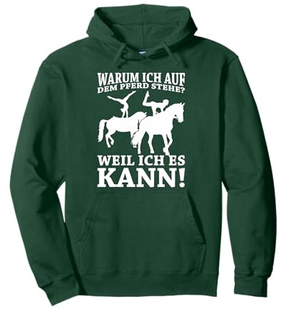Damen Pferd Voltigieren Mädchen Pferdesachen Pullover Hoodie