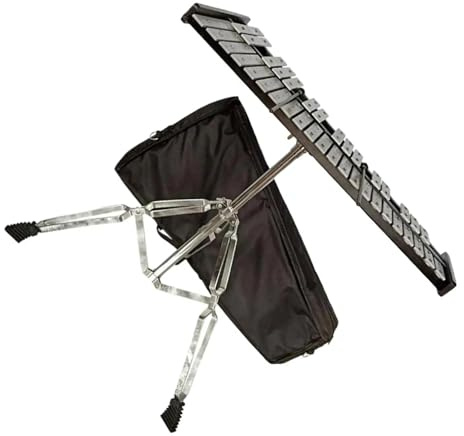 Professionelles 37-Noten-Glockenspiel aus Metall mit Tragetasche, geeignet für Anfänger Glockenspiel Schlaginstrument