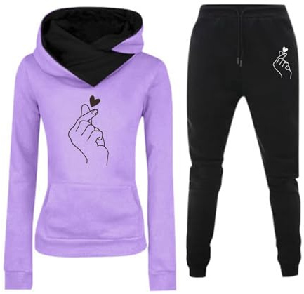 Ropa Marca Mujer con Capucha de Color Liso para Mujer, Ropa de Entrenamiento de Manga Larga Pantalones Futbol Mujer