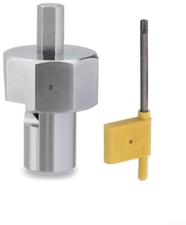 Fasen-Reibahle, 19 mm/20 mm, Holzbearbeitung, Fasen-Reibahle, Werkzeug mit Schraubenschlüssel, 9 mm Sechskantschaft, Legierung für elektrische Bohrmaschinen-Werkbank (20 mm)