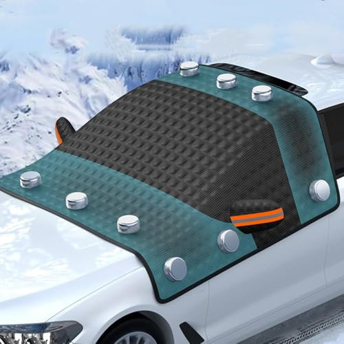 ZDDYUU Frontscheibenabdeckung Auto für VW T5 T6 multivan, Windschutzscheibe Abdeckung Gegen Schnee Auto Frontscheibe Wasserdicht Magnetische