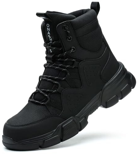 Atlas Black Steel Toe Cap Boots UK5 / EU37