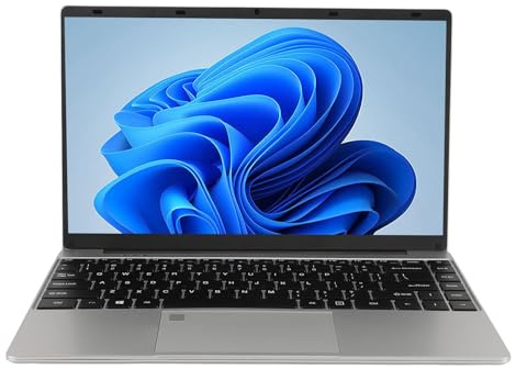 Plyisty 14,1 Tum Ultra Thin FHD -bärbar Dator för 11 N5105 Processor Mini HD Multimedia Interface Notebook, Lightweight Portable for Gaming Work (EU 12 GB+1TB)
