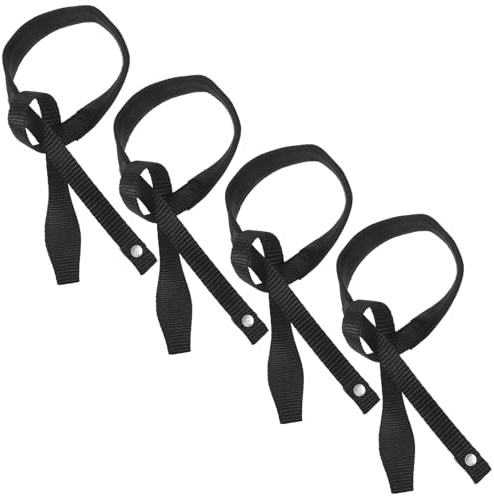 Parliky 4paire Sangle Ski Réglable Dragonne pour Bâton de Randonnée Sangle de Fixation Antidérapante Accessoire de Ski Marche